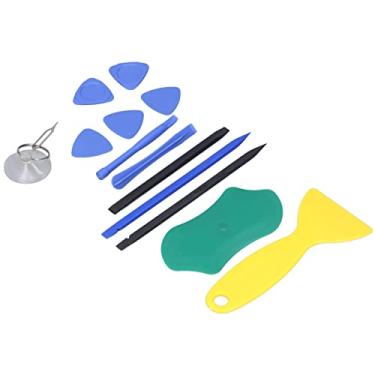 Imagem de Generic Ferramenta de Reparo de Alavanca de Abertura de Telefone Celular, Kit de Ventosa de Folha Triangular de Abertura de Plástico de PVC Eficiente para Material de PVC Eletrônico