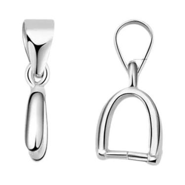 Imagem de Conector De Colar Em Prata Esterlina 925 Para Joias Artesanais DIY Com