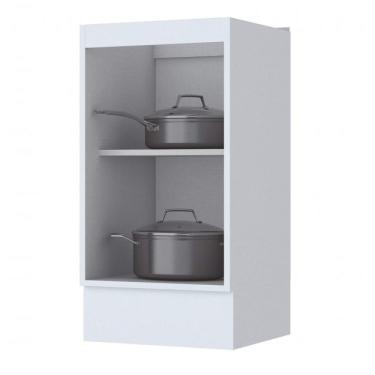 Imagem de Balcão para Cozinha 1 Porta 40cm Americana Henn Branco