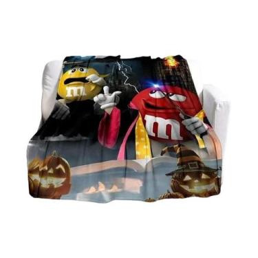 Imagem de Cobertor De Pelúcia Infantil M&M Bean Chocolate Quente E Fashion Para 