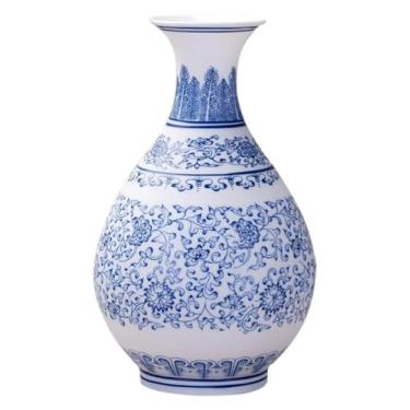 Imagem de Vaso decorativo de cerâmica clássica criativa de alta qualidade para decoração de casa, casa, casamento, sala de estar, quarto, mesa de escritório, decoração de cerâmica