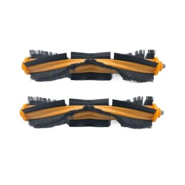 Imagem de Peças de capa de escova principal para aspirador de pó para máquina de varrer, compatível com Ecovacs 900 902 DN33 DN36 DN520 DE55 DN55 (2 peças de escova principal)