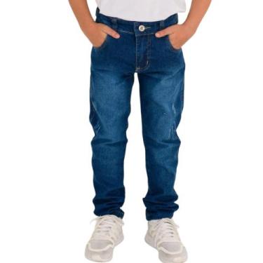 Imagem de Calça Jeans Infantil Juvenil Skinny Criança Menino - Daze Modas, Jeans