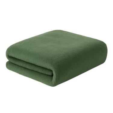 Imagem de Manta Cobertor Em Microfibra 180x200cm Casal Toque Aveludado 1 Peça | ADMIRARE (VERDE)