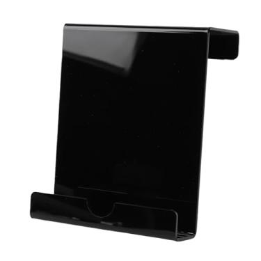 Imagem de SPYMINNPOO Suporte para Tablet Em Esteira, Suporte para Leitura Em Bicicleta, Exercício, Acrílico Transparente, Fácil Configuração para Revistas, Livros, Academia (Preta)