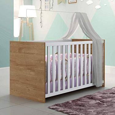 Imagem de Berço com Suporte Mosquiteiro Life Tigus Baby Branco/Naturale