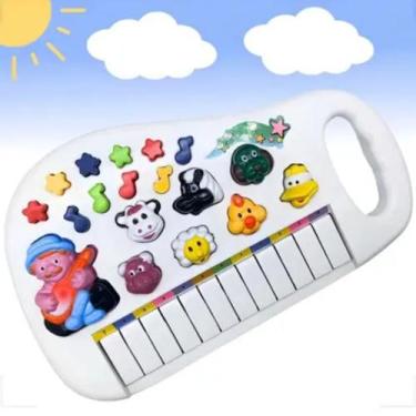 Imagem de Teclado Infantil Musical Com Design Ergonômico E Seguro - Dutetoys / T