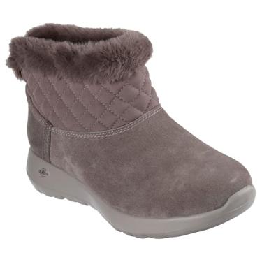 Imagem de Skechers Bota feminina de cano curto Joy-Snow Day, Cinza-escuro, 34