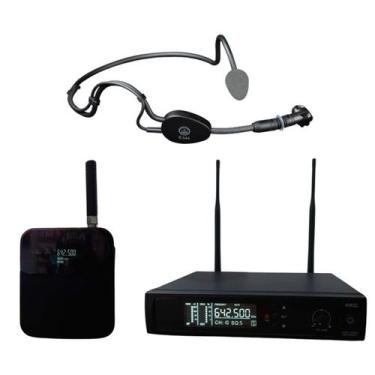 Imagem de Microfone AKG WP300 Sport Sem Fio Headset Profissional UHF Digital 4 C