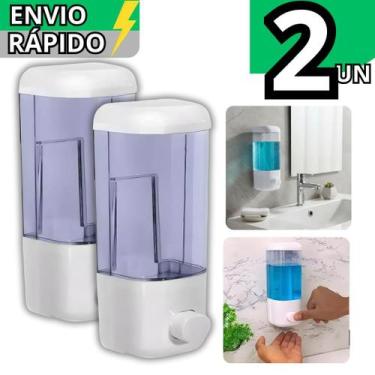 Imagem de Kit 3 Dispenser Automático Sabão Líquido Álcool Porta Sabonete Líquido