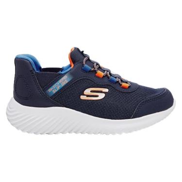 Imagem de Tênis Skechers Bounder Brisk Burst Marinho e Azul Infantil-Unissex