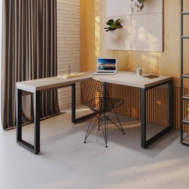 Imagem de Mesa em L Operacional 135x160x75cm Yon
