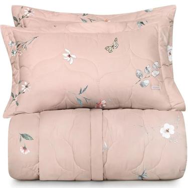 Imagem de Kit Colcha 3 Pçs Casal Altenburg 300 Fios Apaixonada 100% Algodão 220x250cm Petit Flora