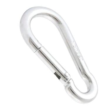 Imagem de Mosquetão Com Trava 6Cm Academia Suporta 120Kg Vonder