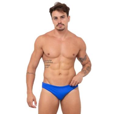 Imagem de Sunga Cavada Azul Planetário - J Wilas Beachwear - J. Wilas, P, Azul