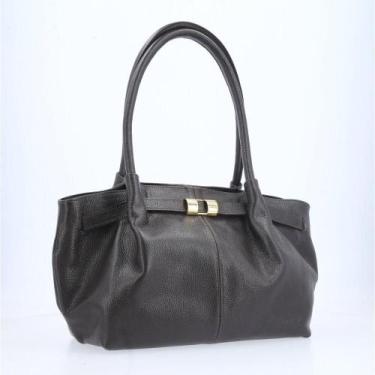 Imagem de Bolsa Tote Feminina em Couro - BAUARTE, Marrom