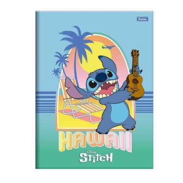 Imagem de Caderno Universitário Brochura Stitch 80 Folhas Foroni, Modelo I