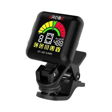 Imagem de Afinador De Guitarra Recarregável Com Clip, Tela Colorida, Cabo USB Pa