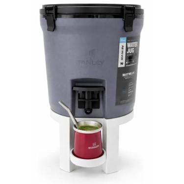 Imagem de Suporte para Garrafa Térmica/Galão 7,5L a 10L Water jug– Base Estável em PLA | com suporte para Copo (Branco)