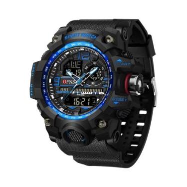Imagem de Relógio De Pulso Digital Masculino, 50m, À Prova D'água, Multifunciona