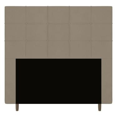 Imagem de Cabeceira Cama Box Casal Queen Size Leiria 160Cm Bege