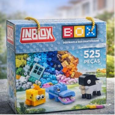 Imagem de Brinquedo Blocos de Montar INBLOX BOX Criativo - Kit Educativo MODELOS