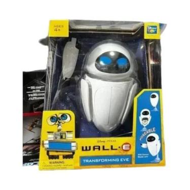 Imagem de Boneco De Ação Robô Transformável WALL-E E EVE Da Disney Para Crianças