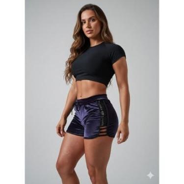 Imagem de Shorts veludo Pierry Lohan – F5-Feminino