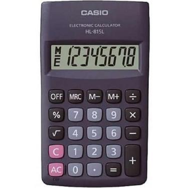 Imagem de Calculadora Portátil 8 Dígitos Casio HL-815L-bk-w Calculadora Portatil