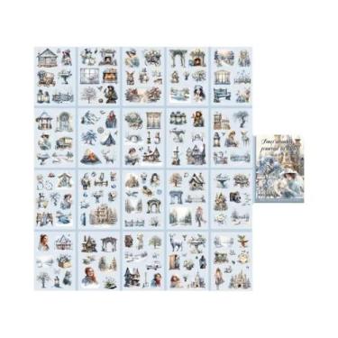 Imagem de Livro De Adesivos Decorativos DIY Série Quatro Estações: Livro De Ades