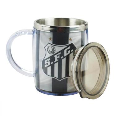 Imagem de Caneca Santos Térmica 450 Ml - Qh002G-4 - Mileno