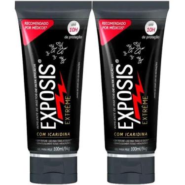 Imagem de Kit 2 Exposis Repelente Com Icaridina Gel Sem Perfume 100Ml