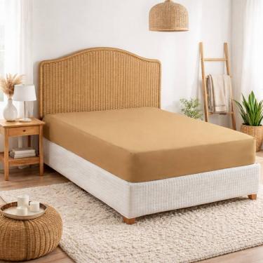 Imagem de Lençol King Micropercal 400 Fios com Elástico – Avulso Qualidade Durabilidade