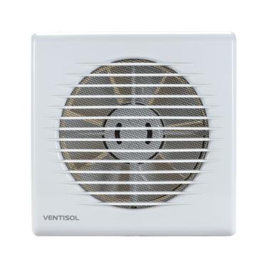 Imagem de Kit Ventilador Axial Exaustor Banheiro Kexb 150mmm - Ventisol 220v