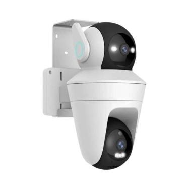 Imagem de Câmera IP Wi-Fi Externa 5K 10MP Com Zoom 10X, Lente Dupla, PTZ, Rastre