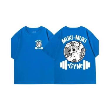 Imagem de Camiseta Unissex Oversized Com Estampa De Anime Demon Slayer Uzui Teng