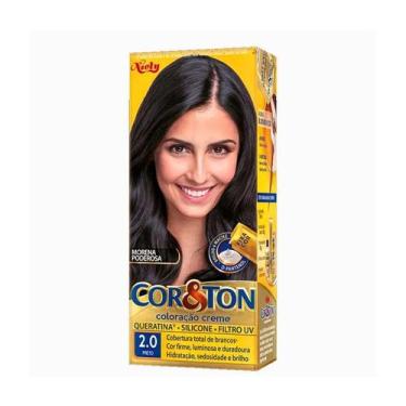 Imagem de Coloração Cor&Ton Creme Loreal 2.0 Preto - Cor e Ton