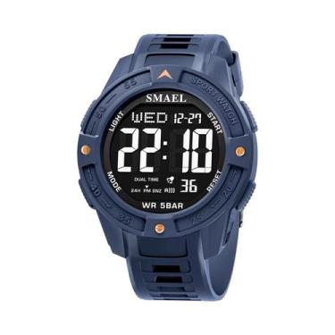 Imagem de Relógio Esportivo À Prova d'Água SMAEL 8126 Com Alarme E Luz Noturna P
