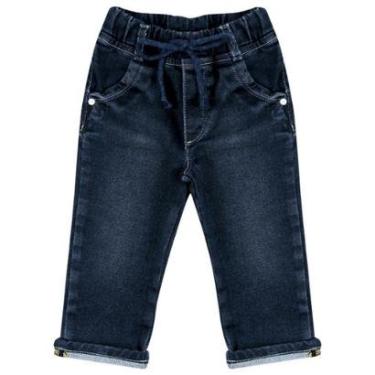 Imagem de Calça Look Jeans Moletom Jeans - G - UNICA-Masculino