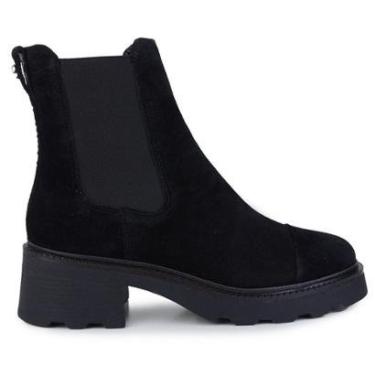 Imagem de Bota Feminina Carrano Couro Suede Preta - 4860-Feminino