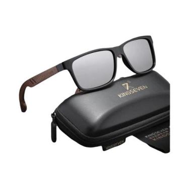 Imagem de Óculos De Sol Vintage De Madeira Polarizados UV400 Para Homens E Mulhe