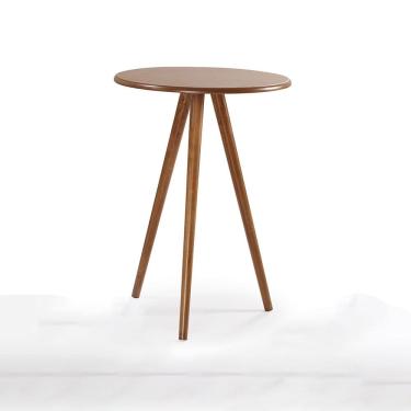 Imagem de Mesa de Apoio Grande Tripé Pé Palito Hannover - Imbuia Glazer