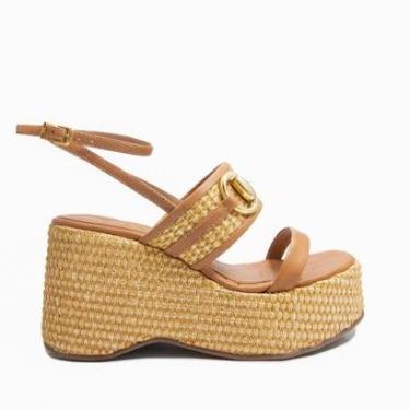 Imagem de Sandalia Vicenza Plataforma Benin Caramelo-Feminino