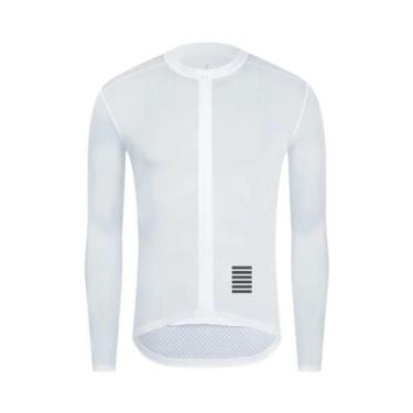 Imagem de Camisa De Ciclismo Masculina De Manga Longa Respirável Para Bicicleta 