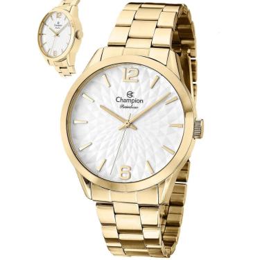 Imagem de Relógio Champion Feminino Ref: Cn24708h Casual Dourado