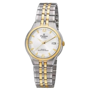 Imagem de Relógio Champion Masculino Ref: Ca20527s Clássico Aço Bicolor