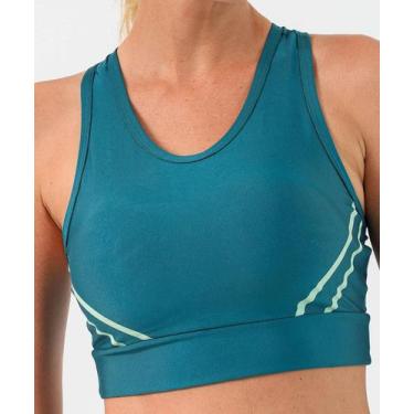 Imagem de Top Fitness Nadador Listras Marisa Verde-71064, Verde, G