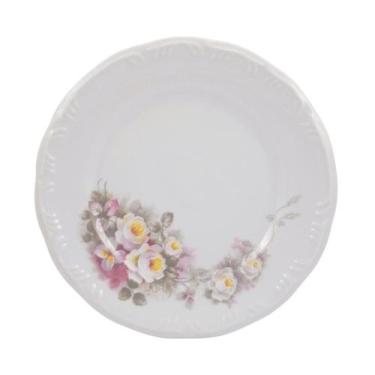 Imagem de Prato Raso 26cm Porcelana Schmidt - Dec. Eterna E351, Multicolorido