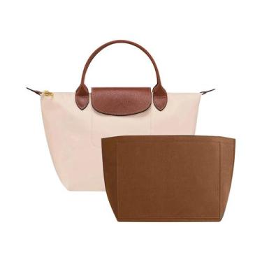 Imagem de Organizador De Bolsa Longchamp Em Feltro, Portátil, Para Maquiagem E V