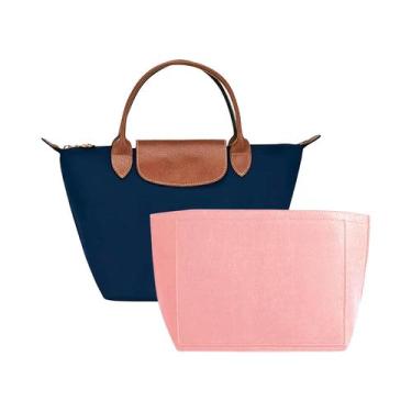 Imagem de Organizador De Bolsa Longchamp Em Feltro, Portátil, Para Maquiagem E V